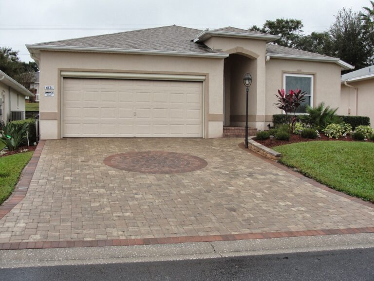 patio driveway installation by The Brickyard in Central Florida
